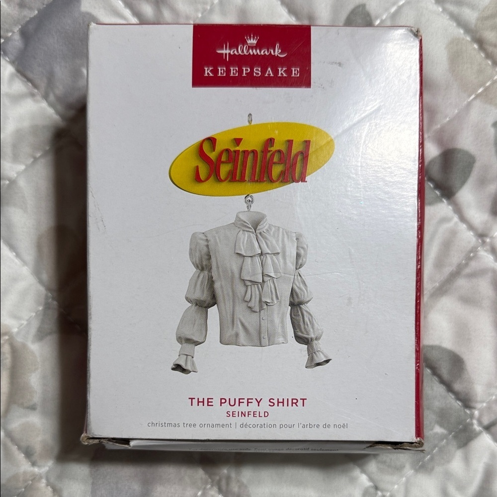 Hallmark Keepsake Seinfeld White Puffy Shirt Ornament
